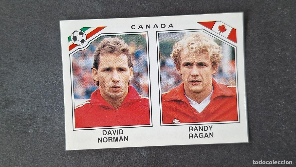 Cromos de Futebol: L3 DAVID NORMAN - RANDY RAGAN SELECCION CANADA 223 MUNDIAL MEXICO 86 PANINI NUNCA PEGADO SIN PEGAR