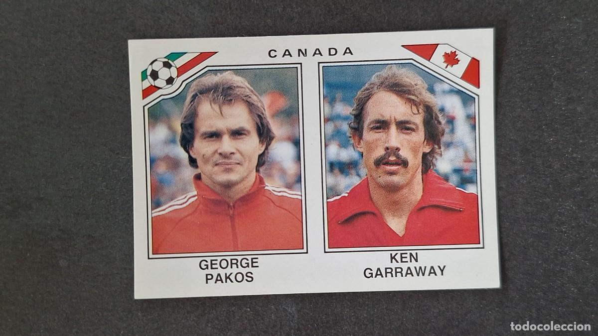 Cromos de F&uacute;tbol: L3 PAKOS - KEN GARRAWAY SELECCION CANADA 225 MUNDIAL MEXICO 86 PANINI NUNCA PEGADO SIN PEGAR