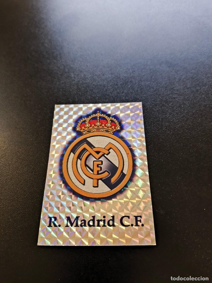 Cromos de F&uacute;tbol: 1 ESCUDO REAL MADRID MUNDICROMO FICHAS LIGA 2001 2002 01 02 NO PANINI ESTE