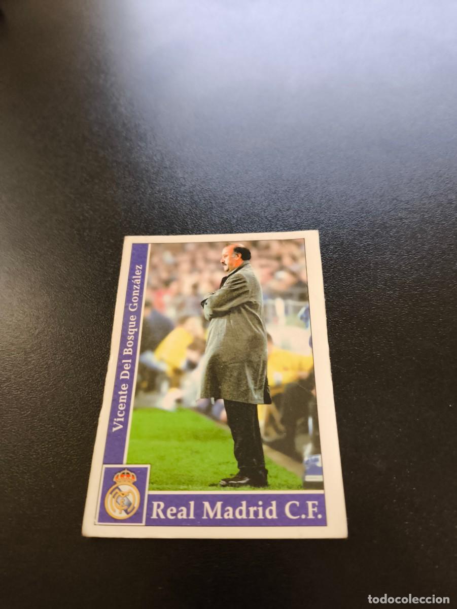 Cromos de F&uacute;tbol: 2 Del Bosque REAL MADRID MUNDICROMO FICHAS LIGA 2001 2002 01 02 NO PANINI ESTE