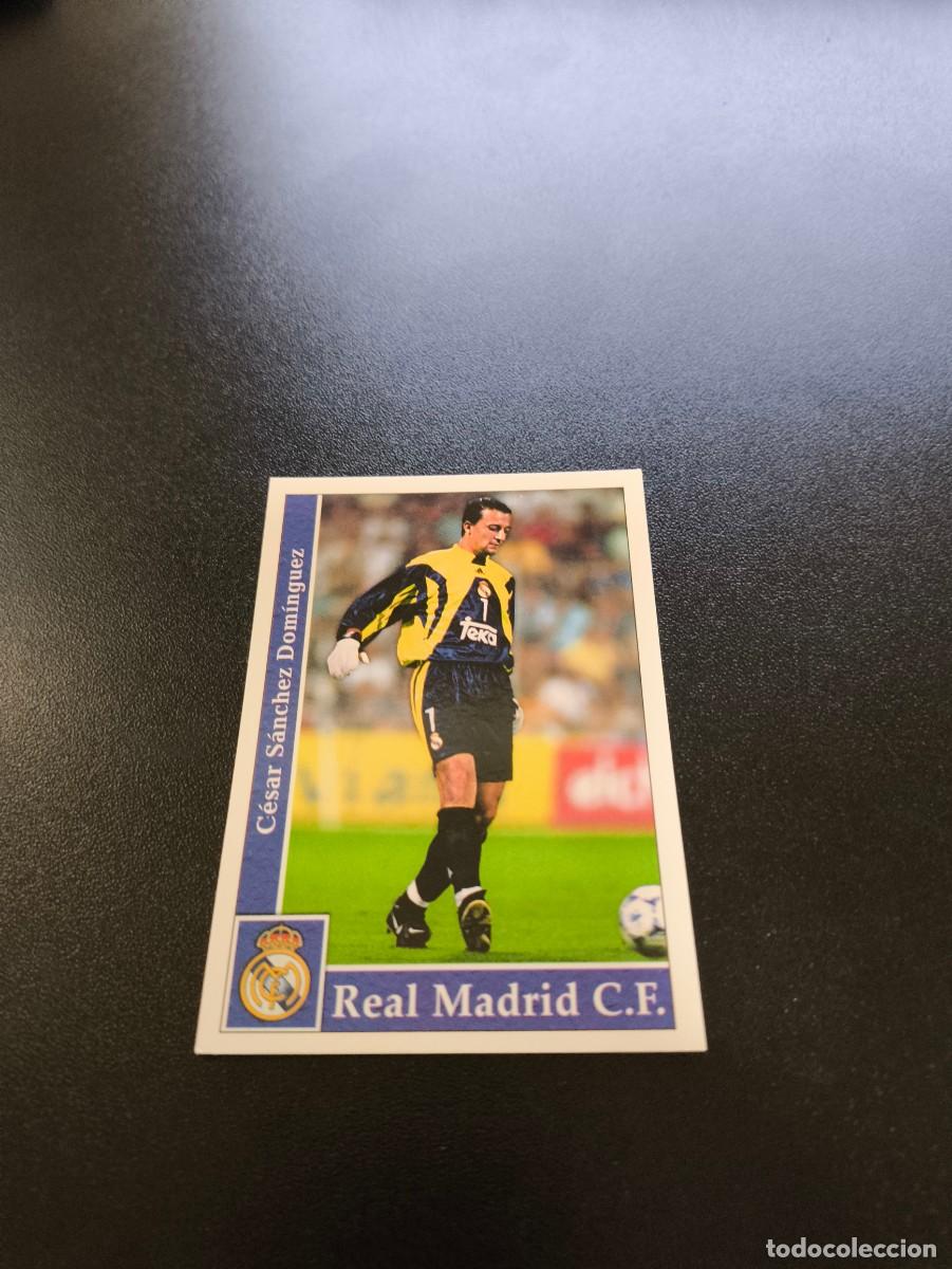 Cromos de F&uacute;tbol: 4 Cesar ERROR REAL MADRID MUNDICROMO FICHAS LIGA 2001 2002 01 02 NO PANINI ESTE