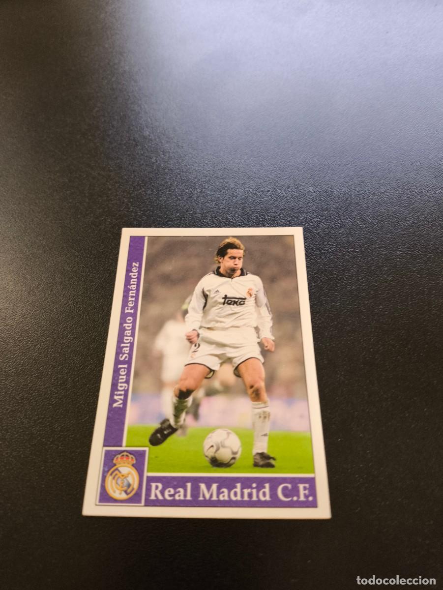 Cromos de F&uacute;tbol: 8 MICHEL SALGADO REAL MADRID MUNDICROMO FICHAS LIGA 2001 2002 01 02 NO PANINI ESTE