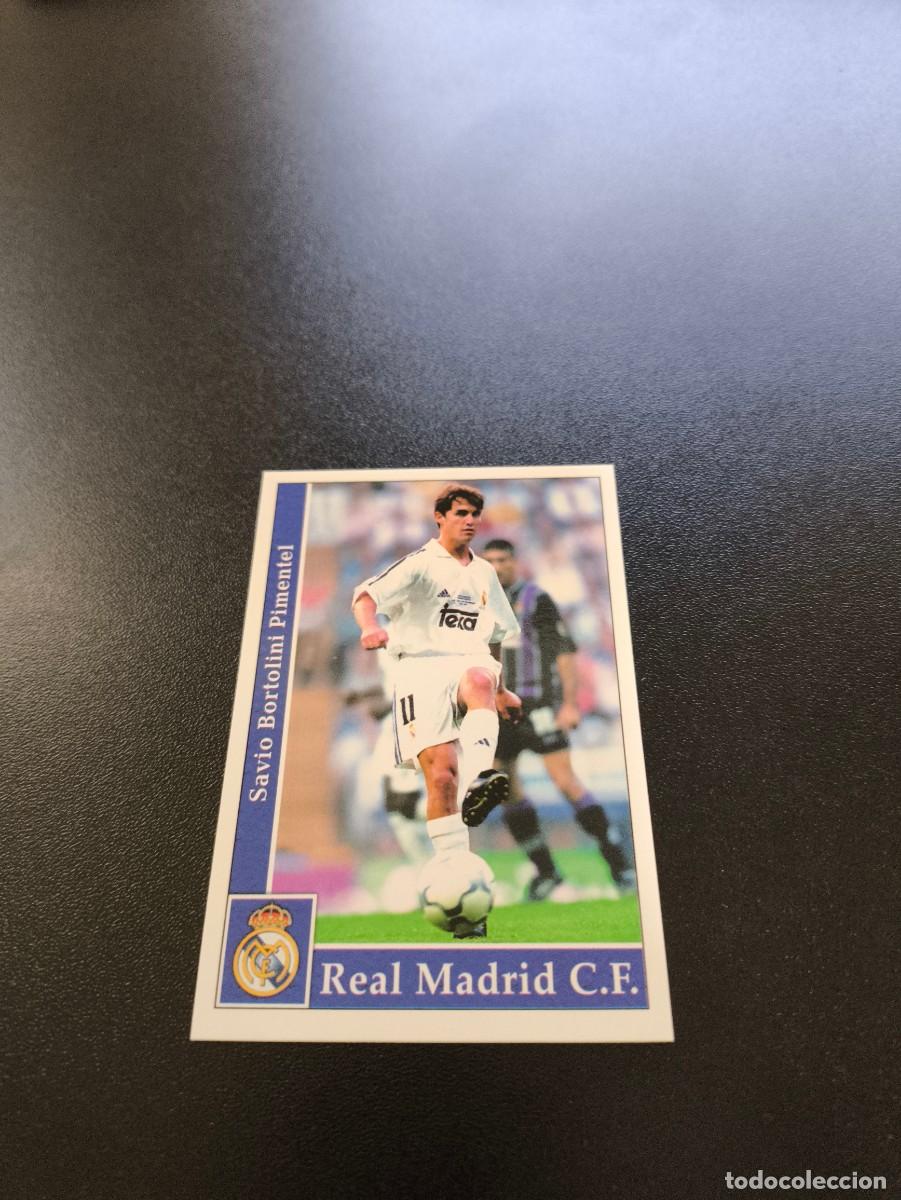 Cromos de F&uacute;tbol: 20 Savio REAL MADRID MUNDICROMO FICHAS LIGA 2001 2002 01 02 NO PANINI ESTE