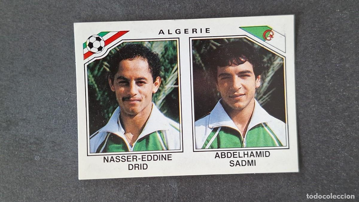 Cromos de F&uacute;tbol: L3 DRID - SADMI SELECCION ARGELIA 230 MUNDIAL MEXICO 86 PANINI NUNCA PEGADO SIN PEGAR
