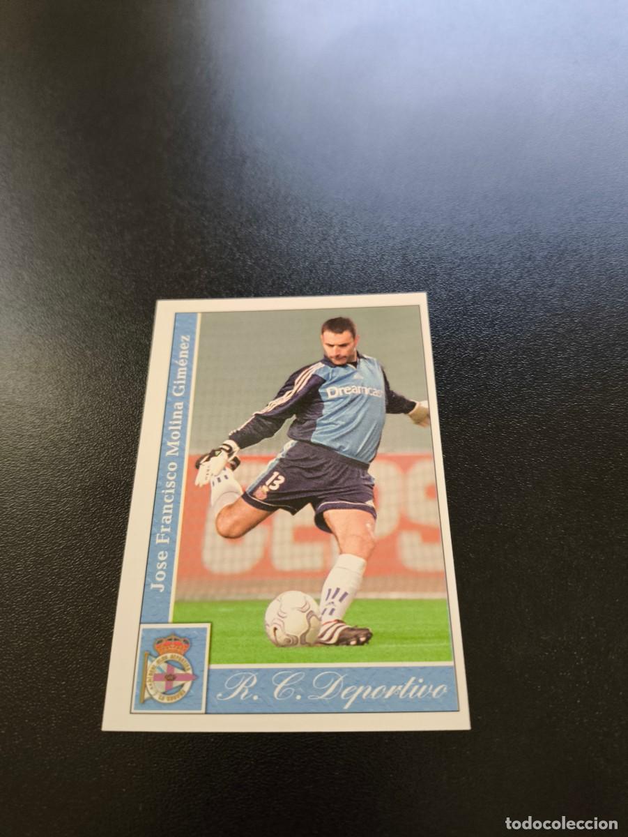 Cromos de F&uacute;tbol: 24 Molina DEPORTIVO DE LA CORU&Ntilde;A MUNDICROMO FICHAS LIGA 2001 2002 01 02 NO PANINI ESTE