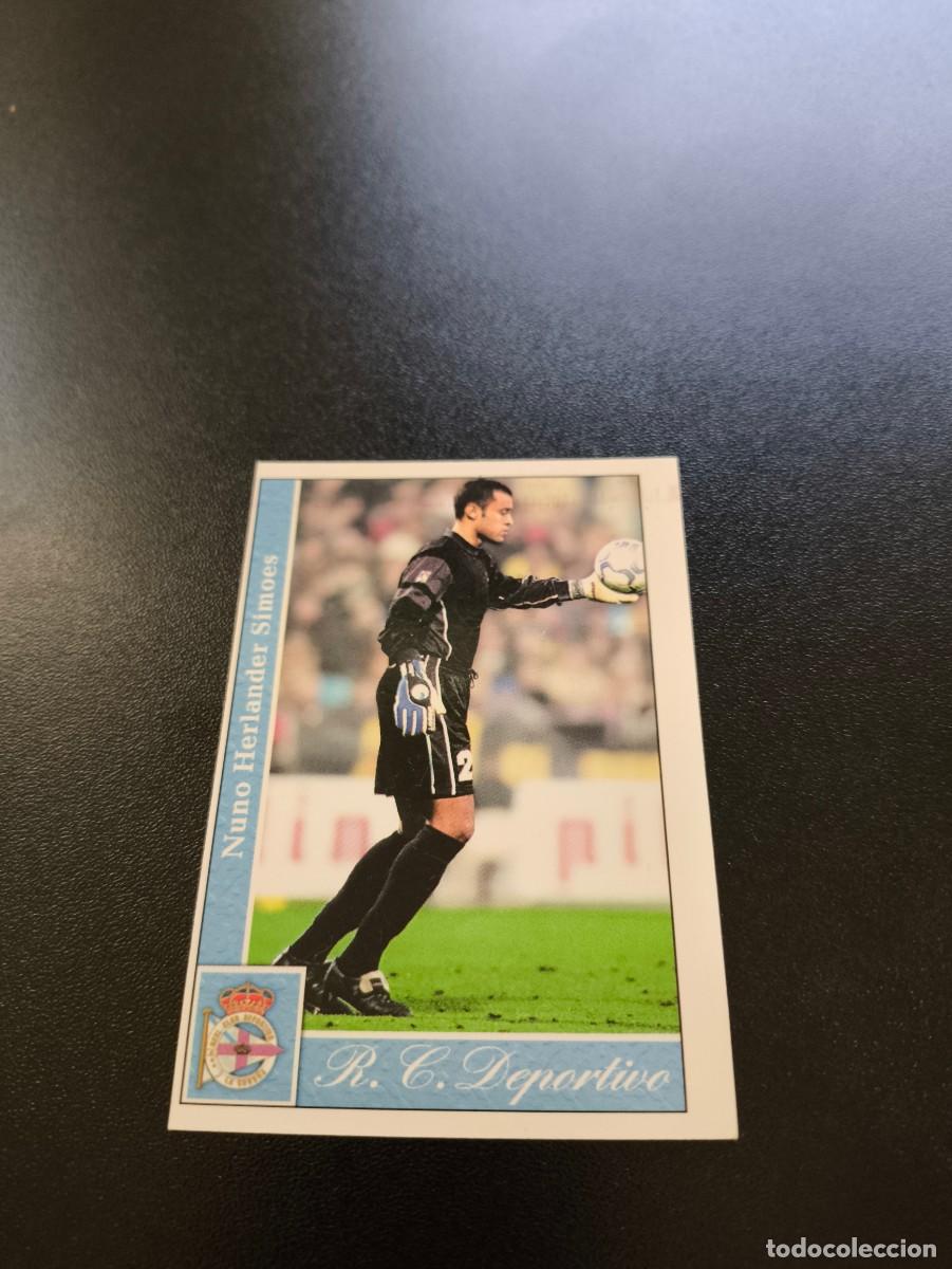 Cromos de F&uacute;tbol: 25 Nuno DEPORTIVO DE LA CORU&Ntilde;A MUNDICROMO FICHAS LIGA 2001 2002 01 02 NO PANINI ESTE