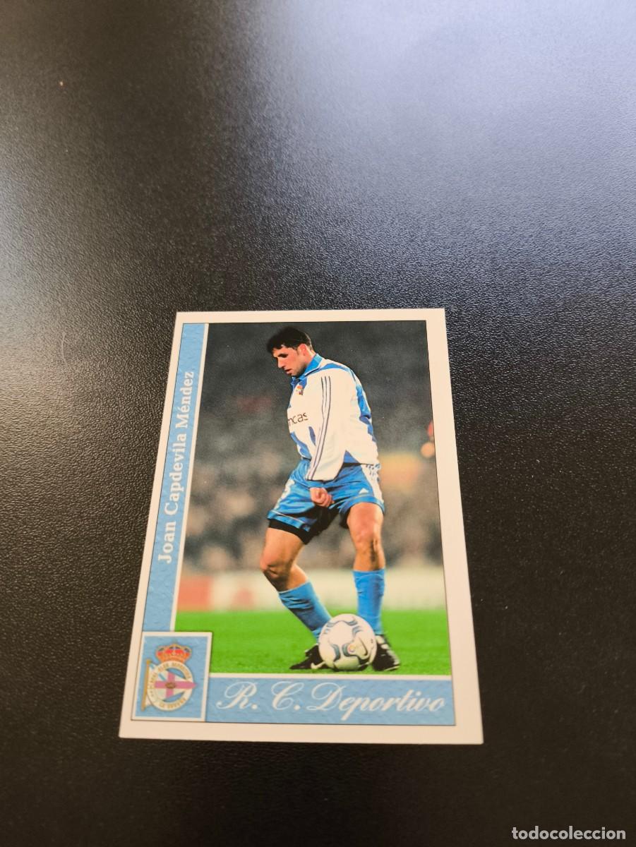 Cromos de F&uacute;tbol: 30 Capdevila DEPORTIVO DE LA CORU&Ntilde;A MUNDICROMO FICHAS LIGA 2001 2002 01 02 NO PANINI ESTE