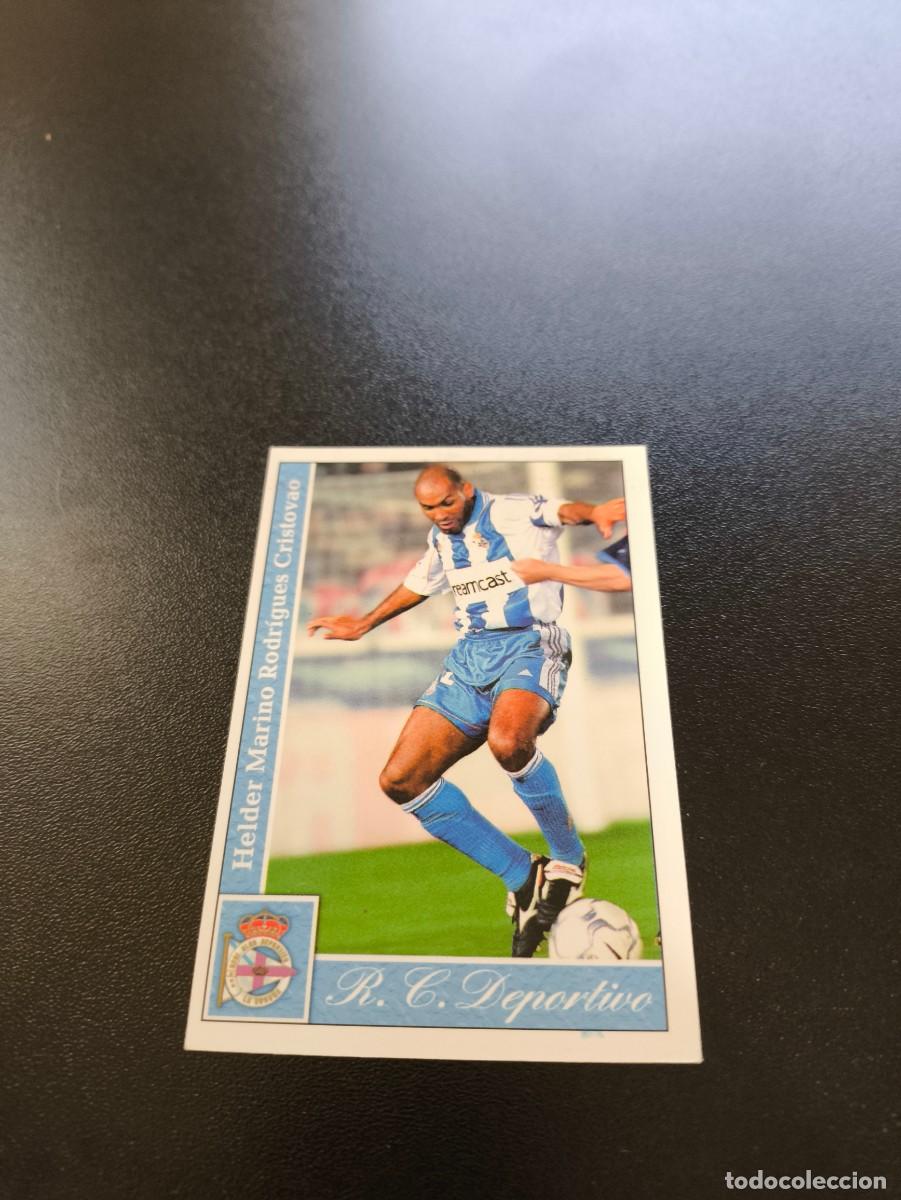 Cromos de F&uacute;tbol: 32 Helder DEPORTIVO DE LA CORU&Ntilde;A MUNDICROMO FICHAS LIGA 2001 2002 01 02 NO PANINI ESTE