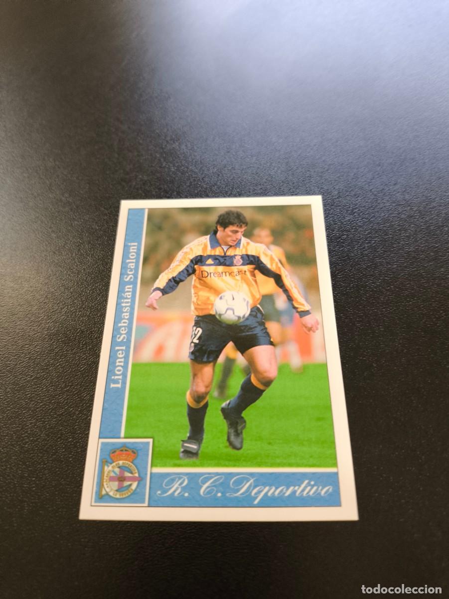 Cromos de F&uacute;tbol: 34 Scaloni DEPORTIVO DE LA CORU&Ntilde;A MUNDICROMO FICHAS LIGA 2001 2002 01 02 NO PANINI ESTE