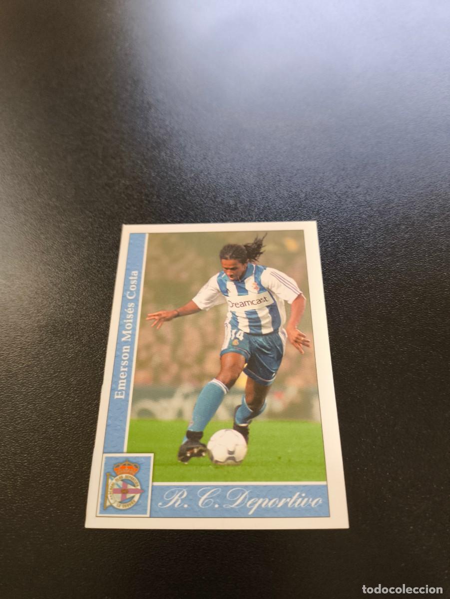 Cromos de F&uacute;tbol: 35 Emerson DEPORTIVO DE LA CORU&Ntilde;A MUNDICROMO FICHAS LIGA 2001 2002 01 02 NO PANINI ESTE