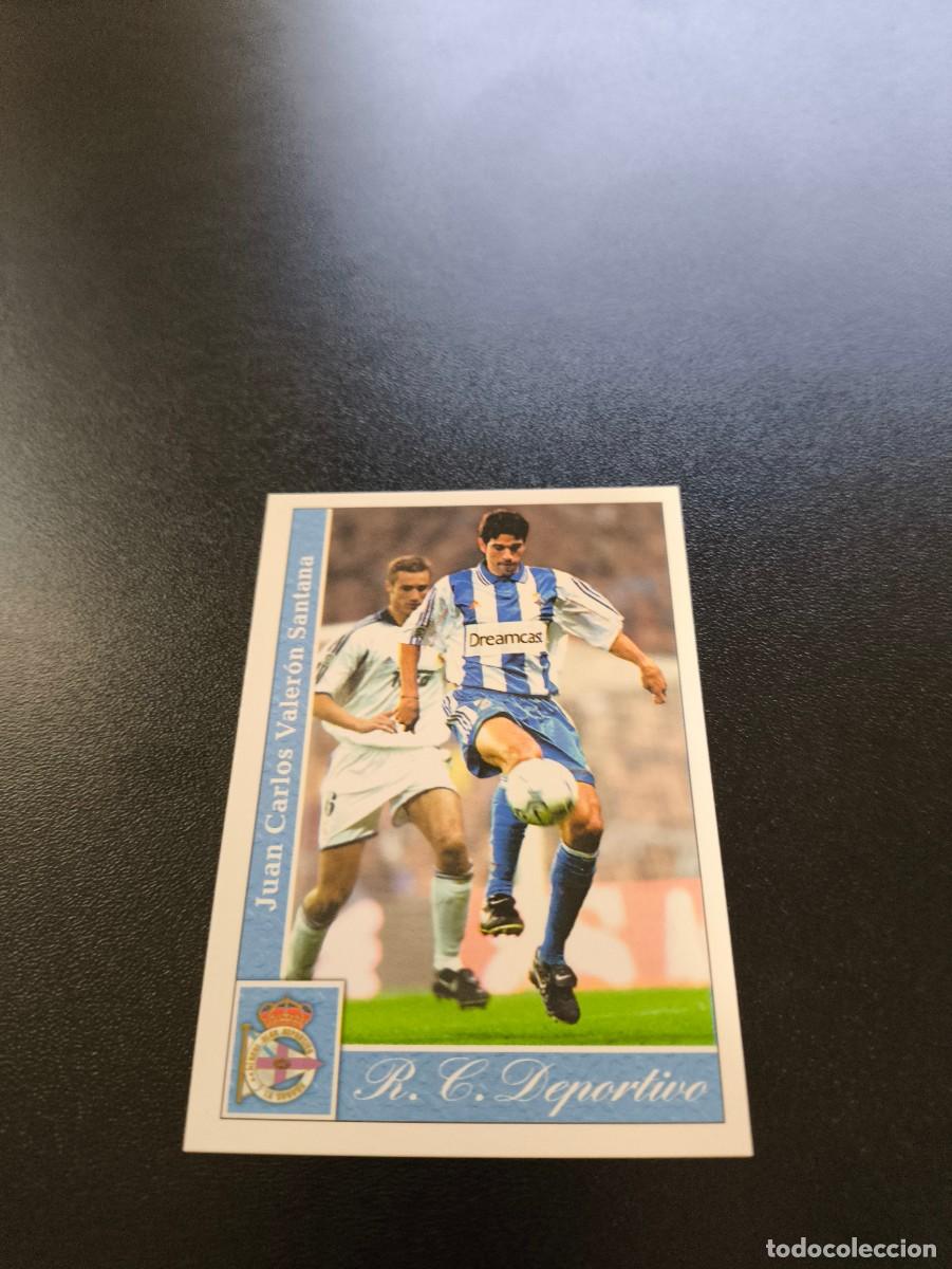 Cromos de F&uacute;tbol: 36 Valeron DEPORTIVO DE LA CORU&Ntilde;A MUNDICROMO FICHAS LIGA 2001 2002 01 02 NO PANINI ESTE