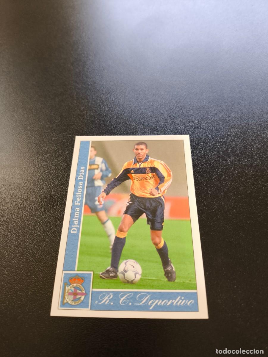 Cromos de F&uacute;tbol: 37 Djalminha DEPORTIVO DE LA CORU&Ntilde;A MUNDICROMO FICHAS LIGA 2001 2002 01 02 NO PANINI ESTE