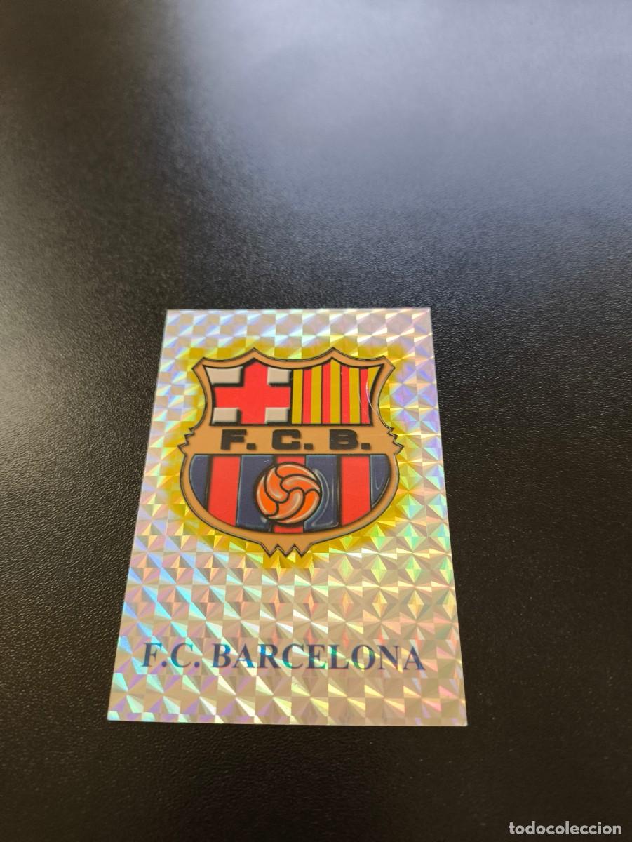 Cromos de F&uacute;tbol: 203 escudo barcelona ERROR MUNDICROMO FICHAS LIGA 2001 2002 01 02 NO PANINI ESTE