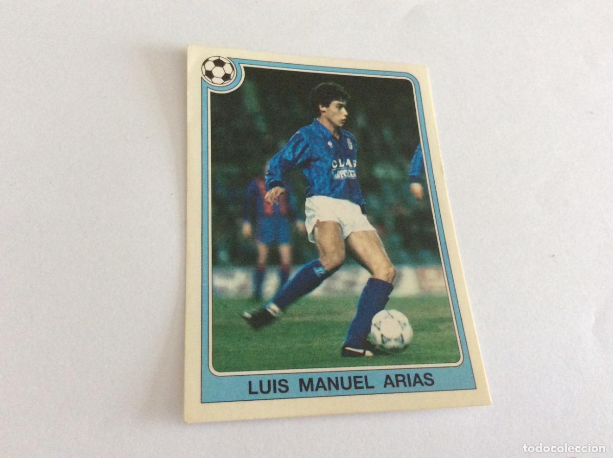 Cromos de F&uacute;tbol: 88 Luis Manuel Arias Real Oviedo Estrellas de la Liga F&uacute;tbol 92 93 Panini 1992