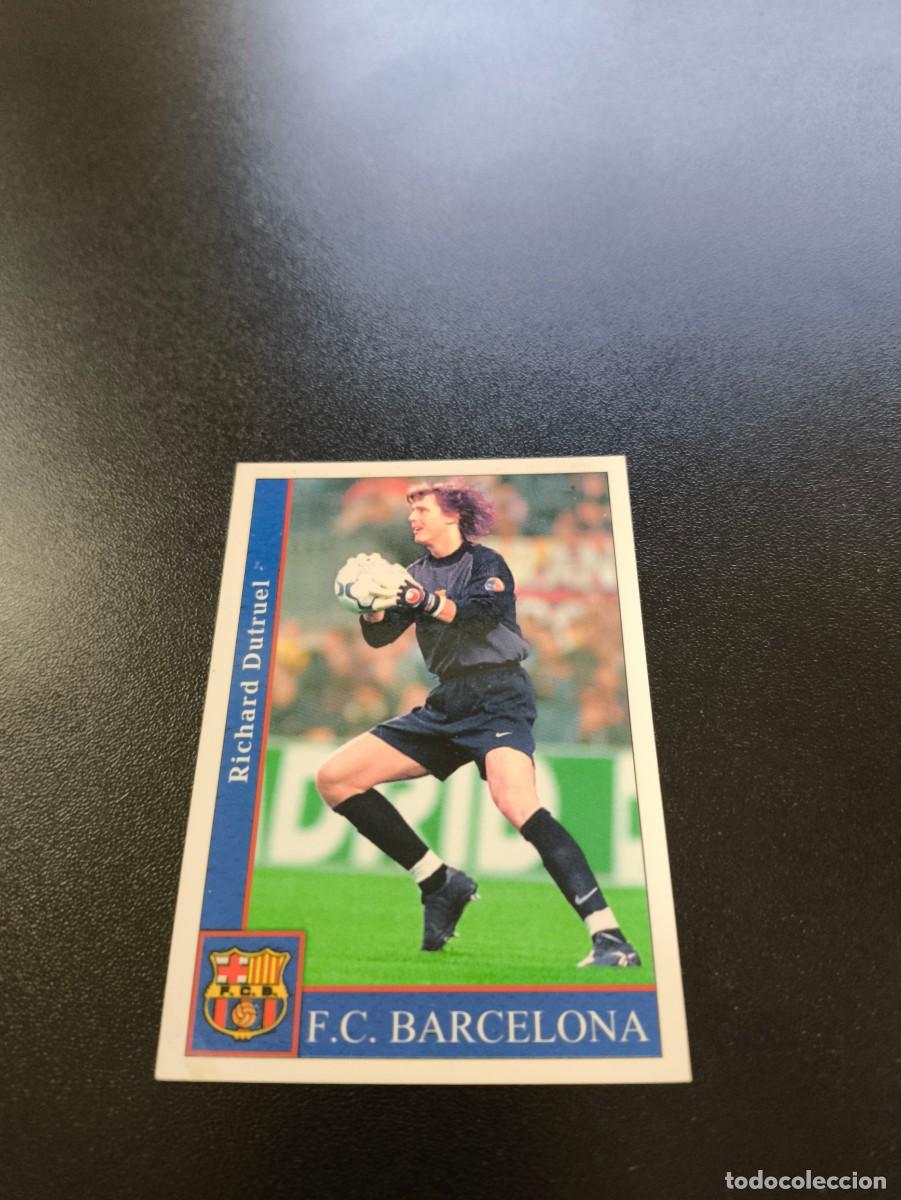 Cromos de F&uacute;tbol: 66 Dutruel BAJA BARCELONA MUNDICROMO FICHAS LIGA 2001 2002 01 02 NO PANINI ESTE