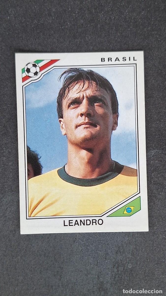Cromos de F&uacute;tbol: L3 LEANDRO SELECCION BRASIL 241 MUNDIAL MEXICO 86 PANINI NUNCA PEGADO SIN PEGAR