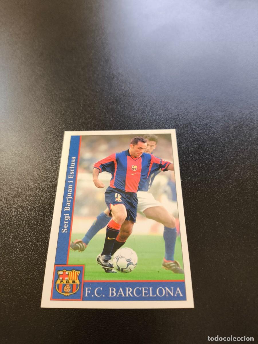 Cromos de F&uacute;tbol: 68 Sergi BARCELONA MUNDICROMO FICHAS LIGA 2001 2002 01 02 NO PANINI ESTE