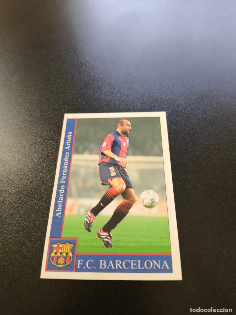 Cromos de F&uacute;tbol: 69 Abelardo BARCELONA MUNDICROMO FICHAS LIGA 2001 2002 01 02 NO PANINI ESTE