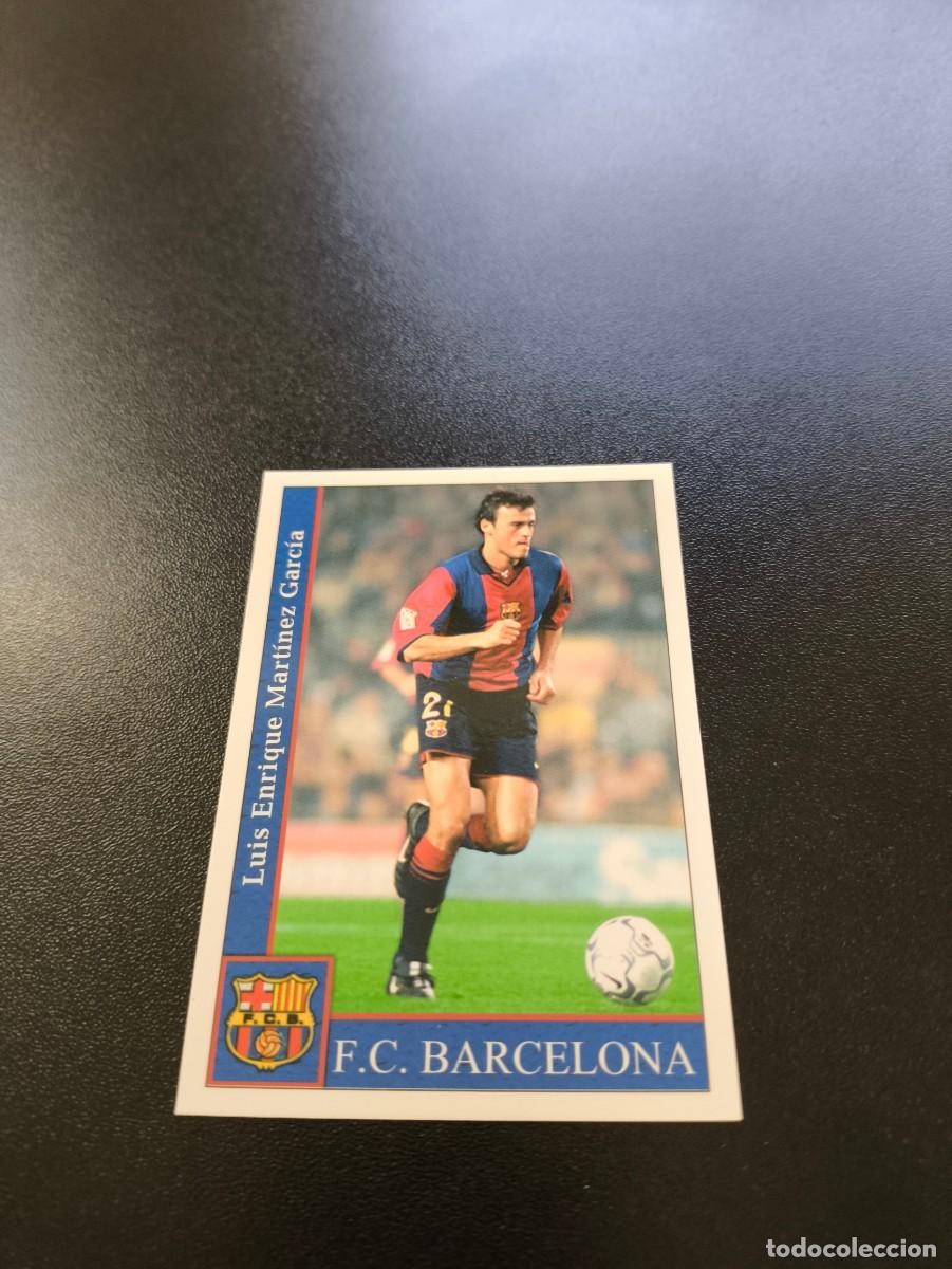 Cromos de F&uacute;tbol: 74 Luis enrique BARCELONA MUNDICROMO FICHAS LIGA 2001 2002 01 02 NO PANINI ESTE
