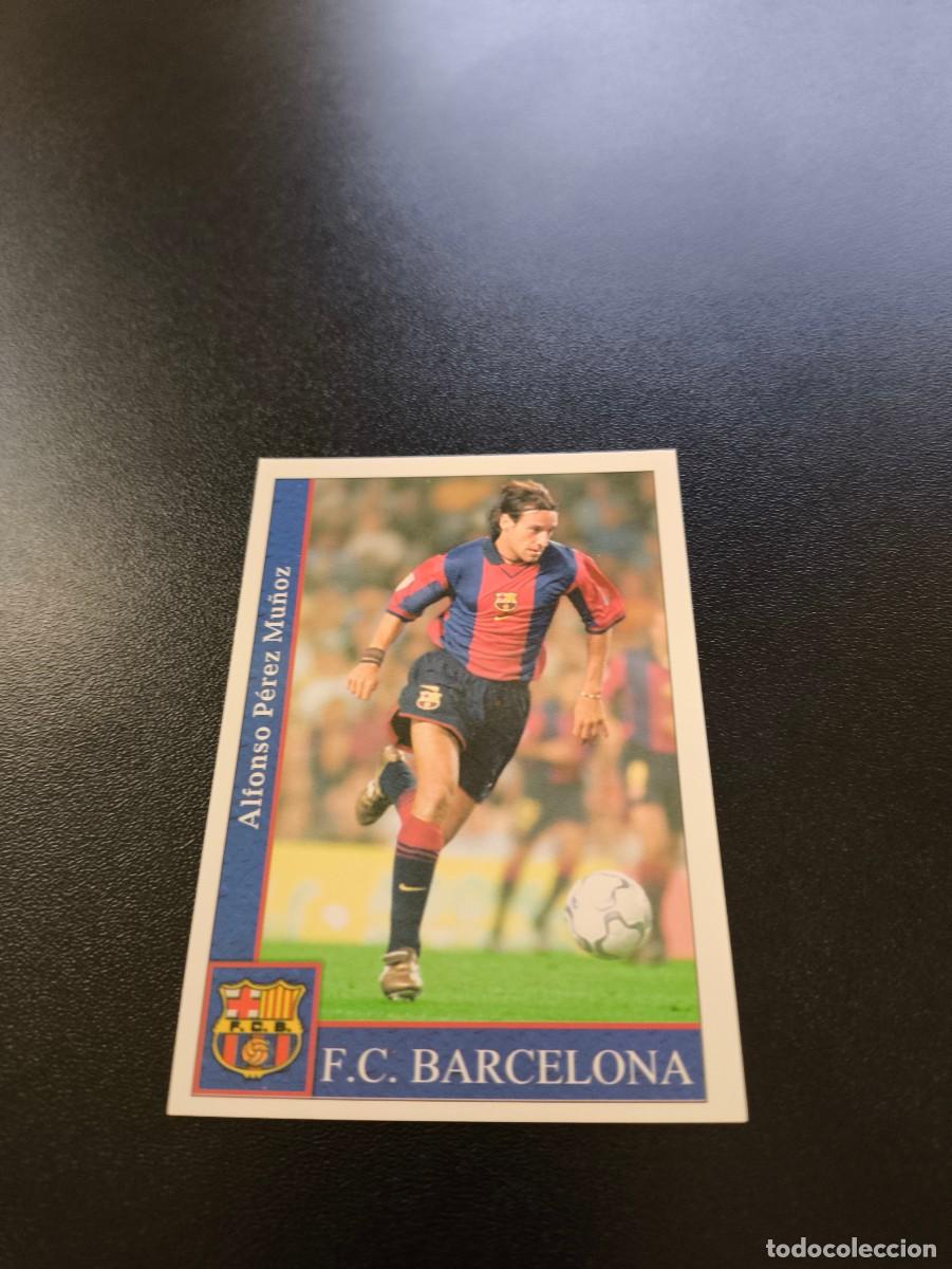 Cromos de F&uacute;tbol: 78 Alfonso BARCELONA MUNDICROMO FICHAS LIGA 2001 2002 01 02 NO PANINI ESTE