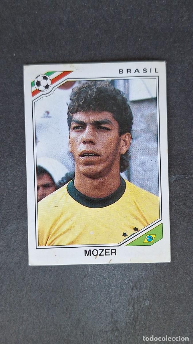 Cromos de F&uacute;tbol: L3 MOZER SELECCION BRASIL 245 MUNDIAL MEXICO 86 PANINI NUNCA PEGADO SIN PEGAR