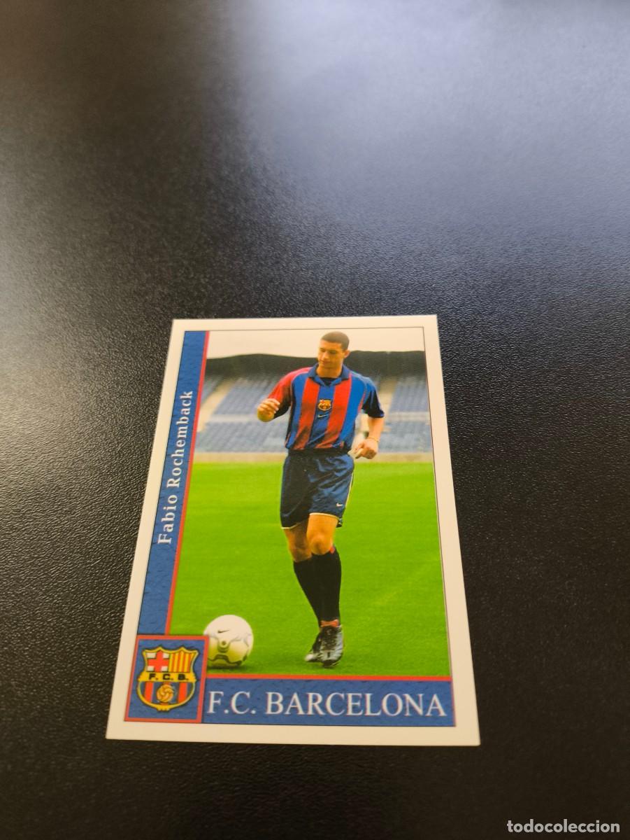 Cromos de F&uacute;tbol: 80 Rochemback BARCELONA MUNDICROMO FICHAS LIGA 2001 2002 01 02 NO PANINI ESTE