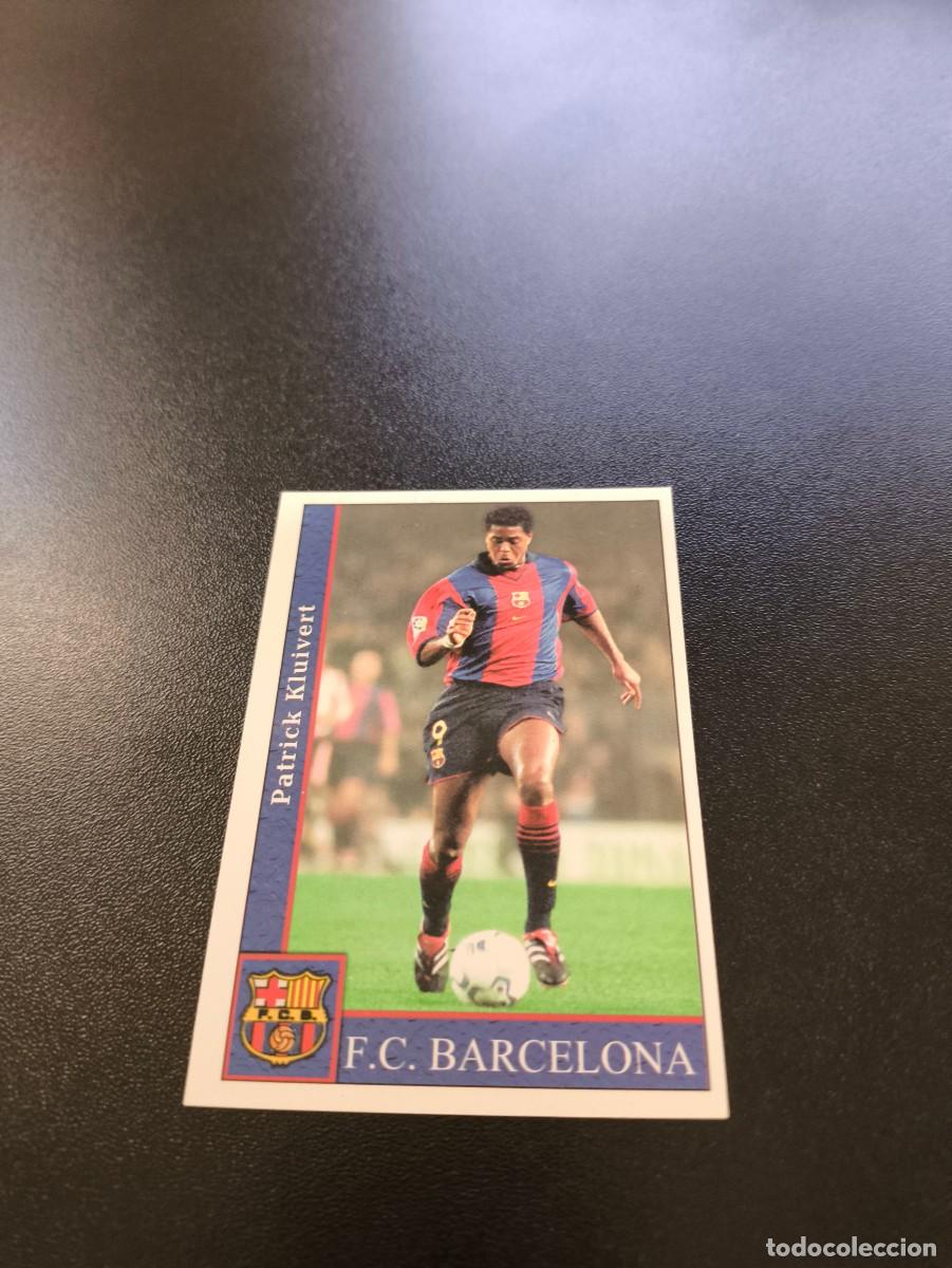 Cromos de F&uacute;tbol: 81 Kluivert BARCELONA MUNDICROMO FICHAS LIGA 2001 2002 01 02 NO PANINI ESTE