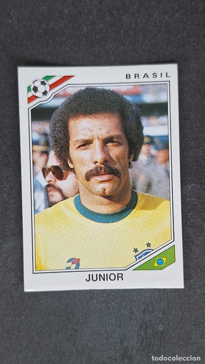 Cromos de F&uacute;tbol: L3 JUNIOR SELECCION BRASIL 246 MUNDIAL MEXICO 86 PANINI NUNCA PEGADO SIN PEGAR