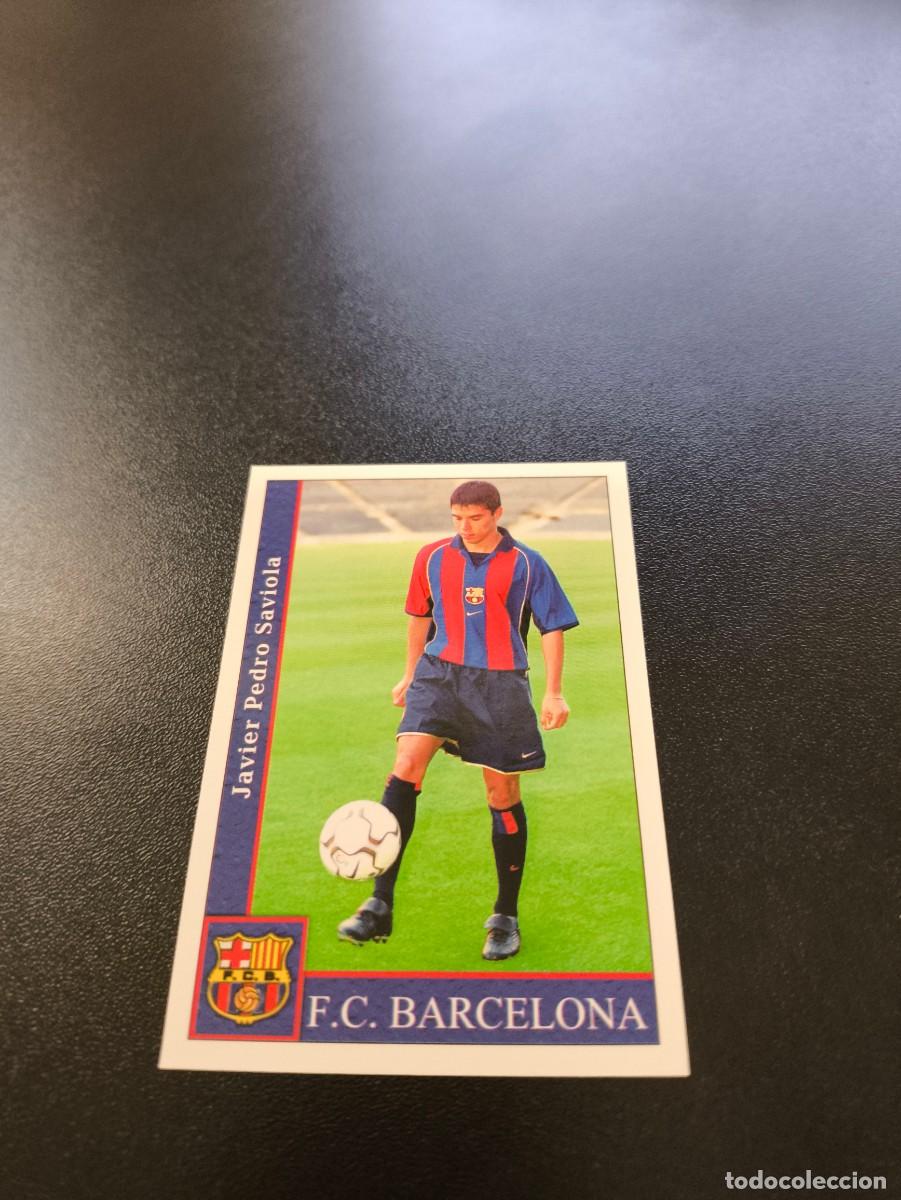 Cromos de F&uacute;tbol: 82 Saviola BARCELONA MUNDICROMO FICHAS LIGA 2001 2002 01 02 NO PANINI ESTE
