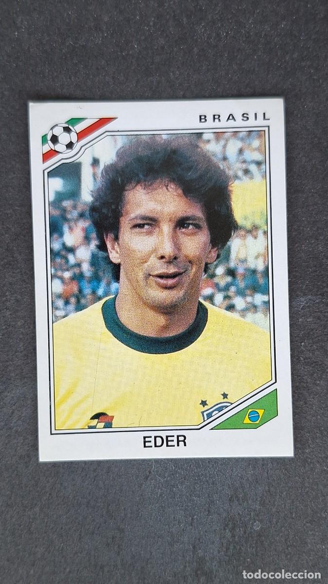 Cromos de Futebol: L3 EDER SELECCION BRASIL 254 MUNDIAL MEXICO 86 PANINI NUNCA PEGADO SIN PEGAR