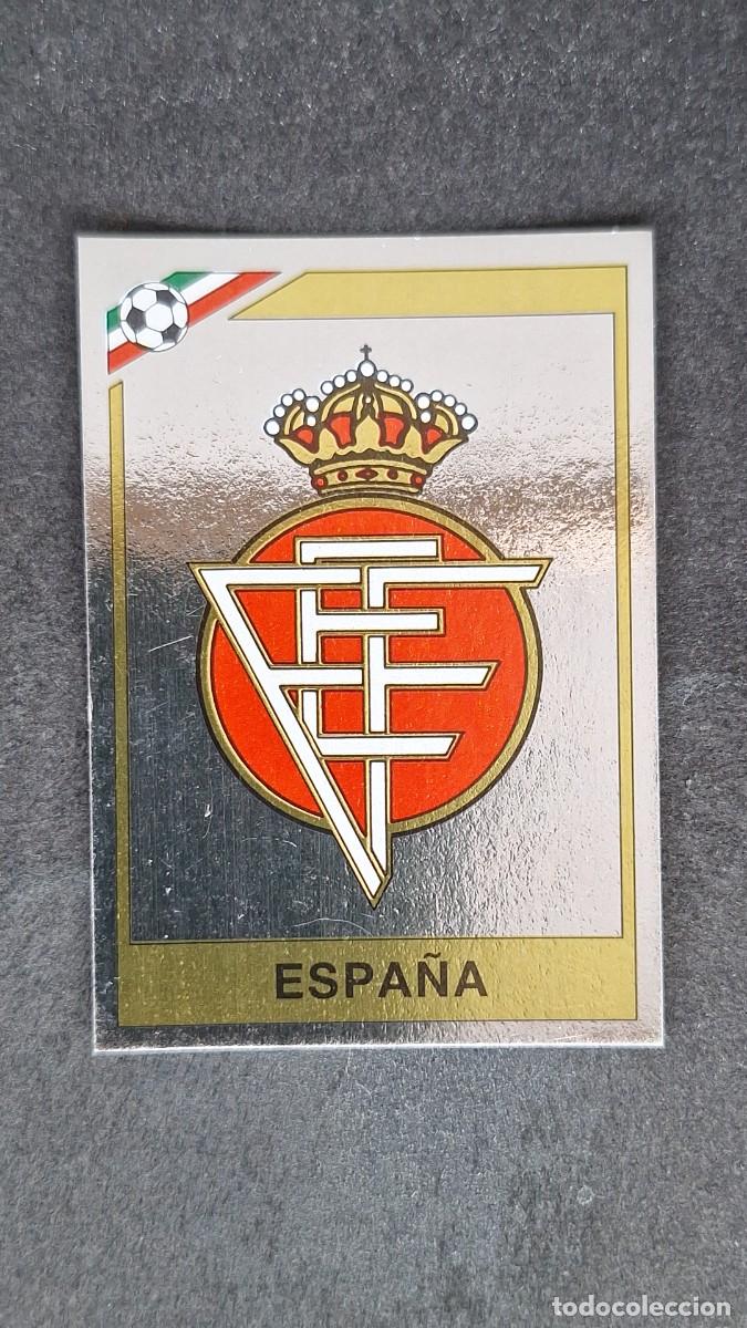 Cromos de Futebol: L3 ESCUDO SELECCION ESPA&Ntilde;A 256 MUNDIAL MEXICO 86 PANINI NUNCA PEGADO SIN PEGAR
