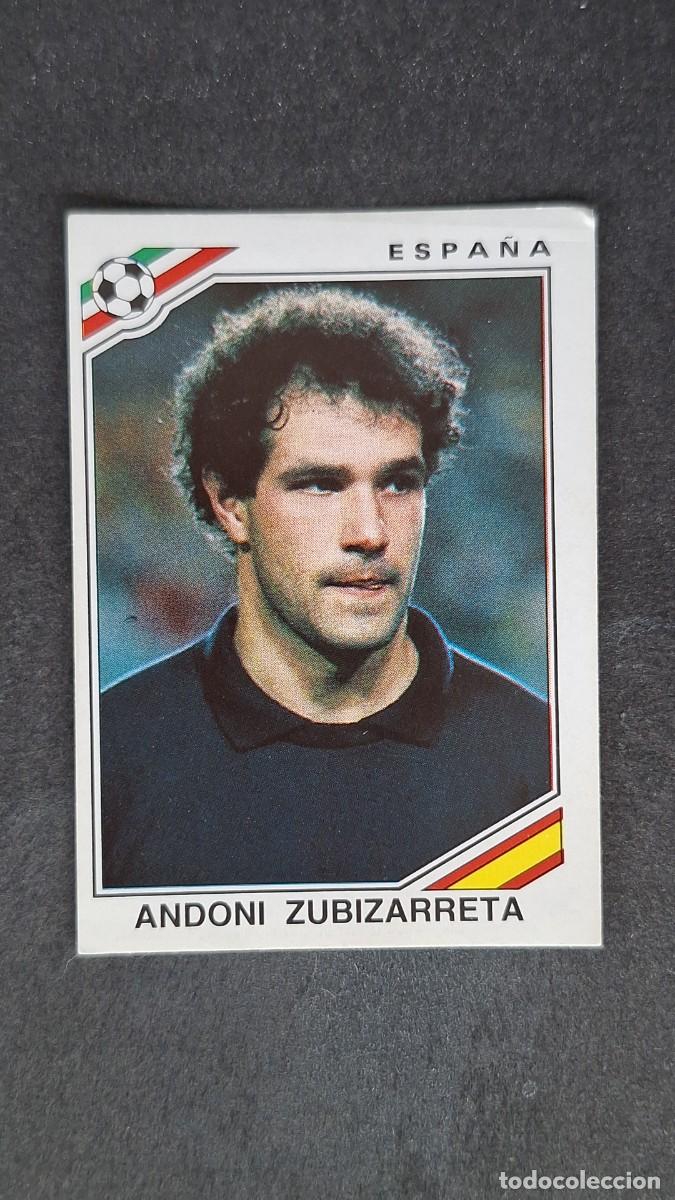 Cromos de F&uacute;tbol: L3 ANDONI ZUBIZARRETA SELECCION ESPA&Ntilde;A 258 MUNDIAL MEXICO 86 PANINI NUNCA PEGADO SIN PEGAR