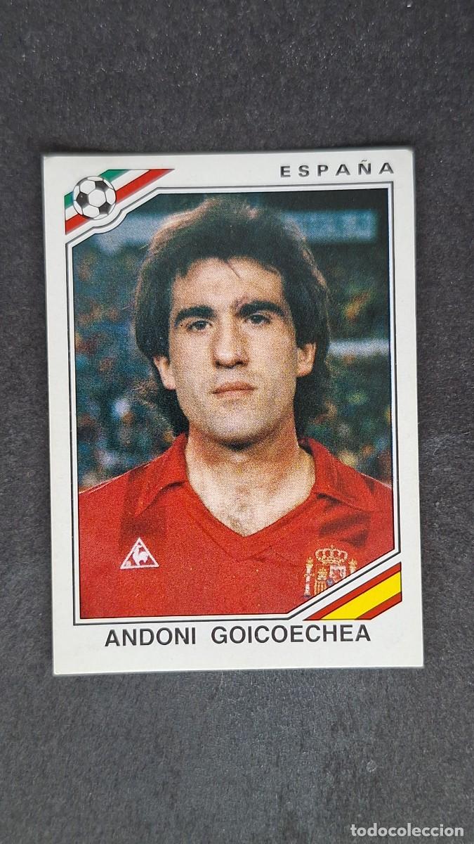 Football Stickers: L3 ANDONI GOICOECHEA SELECCION ESPA&Ntilde;A 261 MUNDIAL MEXICO 86 PANINI NUNCA PEGADO SIN PEGAR