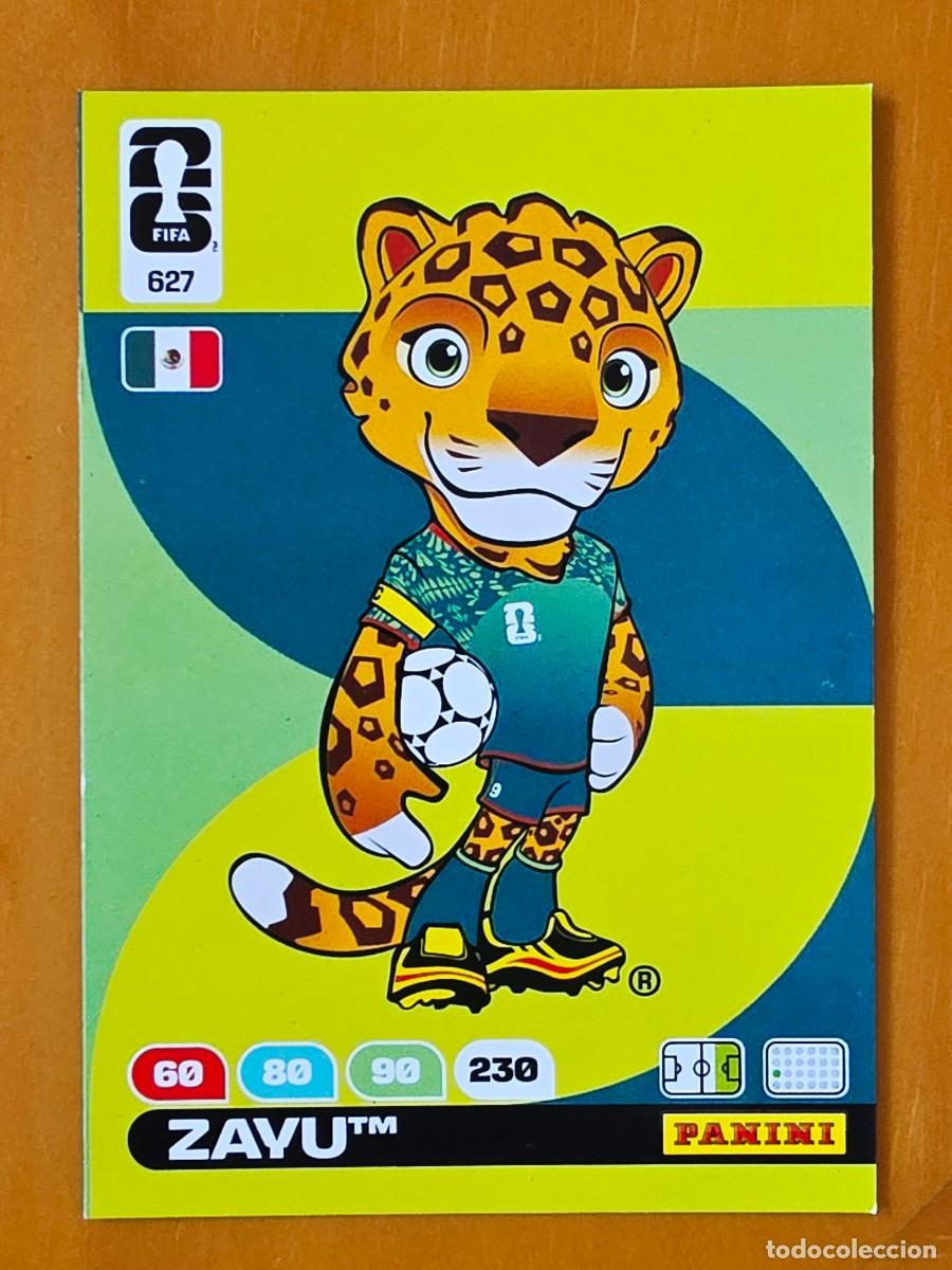 Cromos de F&uacute;tbol: 627 Zayu Mascota M&eacute;xico, Panini Adrenalyn XL Fifa World Cup 2026, Mundial 26