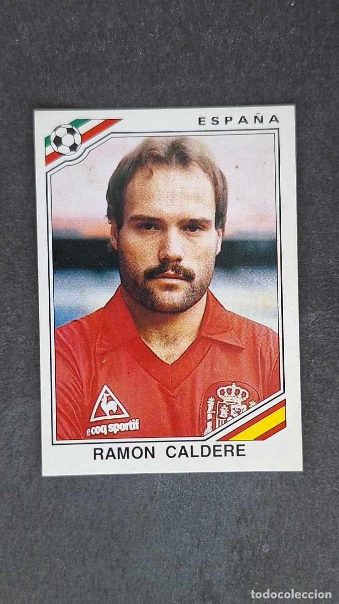 Cartes &agrave; collectionner de Football: L3 RAMON CALDERE SELECCION ESPA&Ntilde;A 268 MUNDIAL MEXICO 86 PANINI NUNCA PEGADO SIN PEGAR