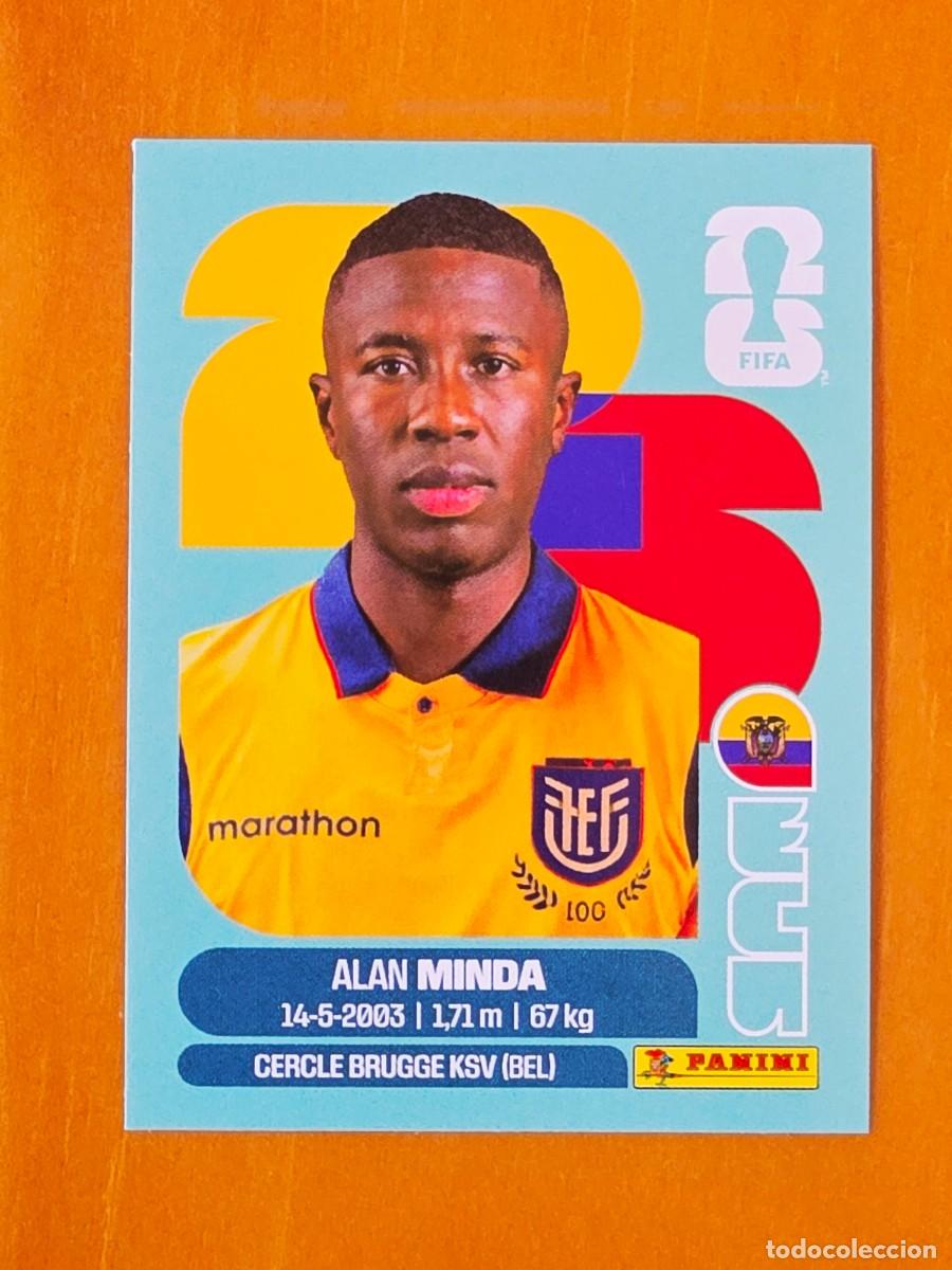 Cartes &agrave; collectionner de Football: ECU 18 Alan Minda, Ecuador, Panini FIFA World Cup Mundial 2026 Sticker