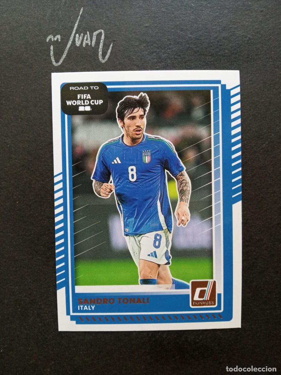 Cartes &agrave; collectionner de Football: N&ordm; 110 SANDRO TONALI ITALIA NEWCASTLE ⚽ PANINI&reg; DONRUSS ROAD TO FIFA WORLD CUP 2026 2025 25 26 NUEVO