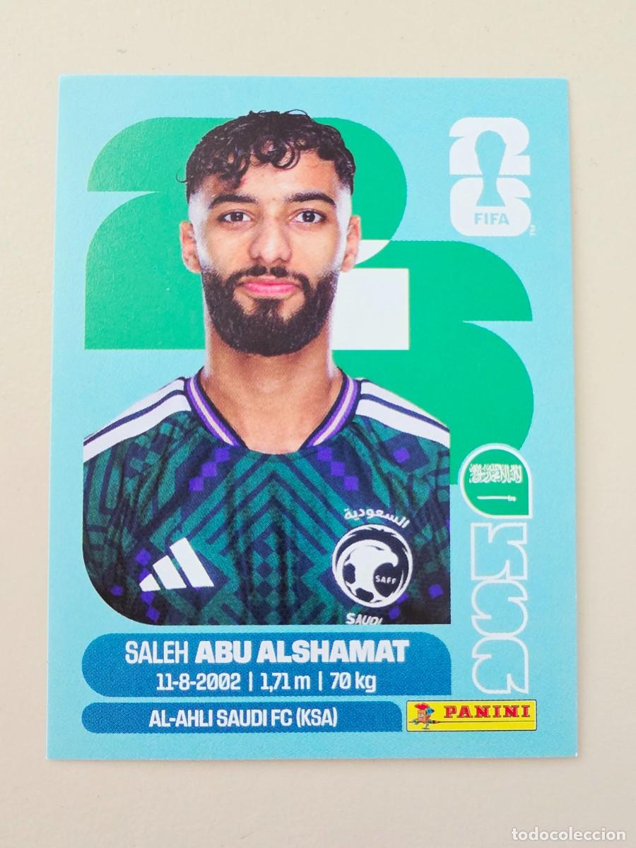 Cromos de F&uacute;tbol: KSA 14 Saleh Abu Alshamat, Arabia Saud&iacute;, Panini FIFA World Cup Mundial 2026 Sticker