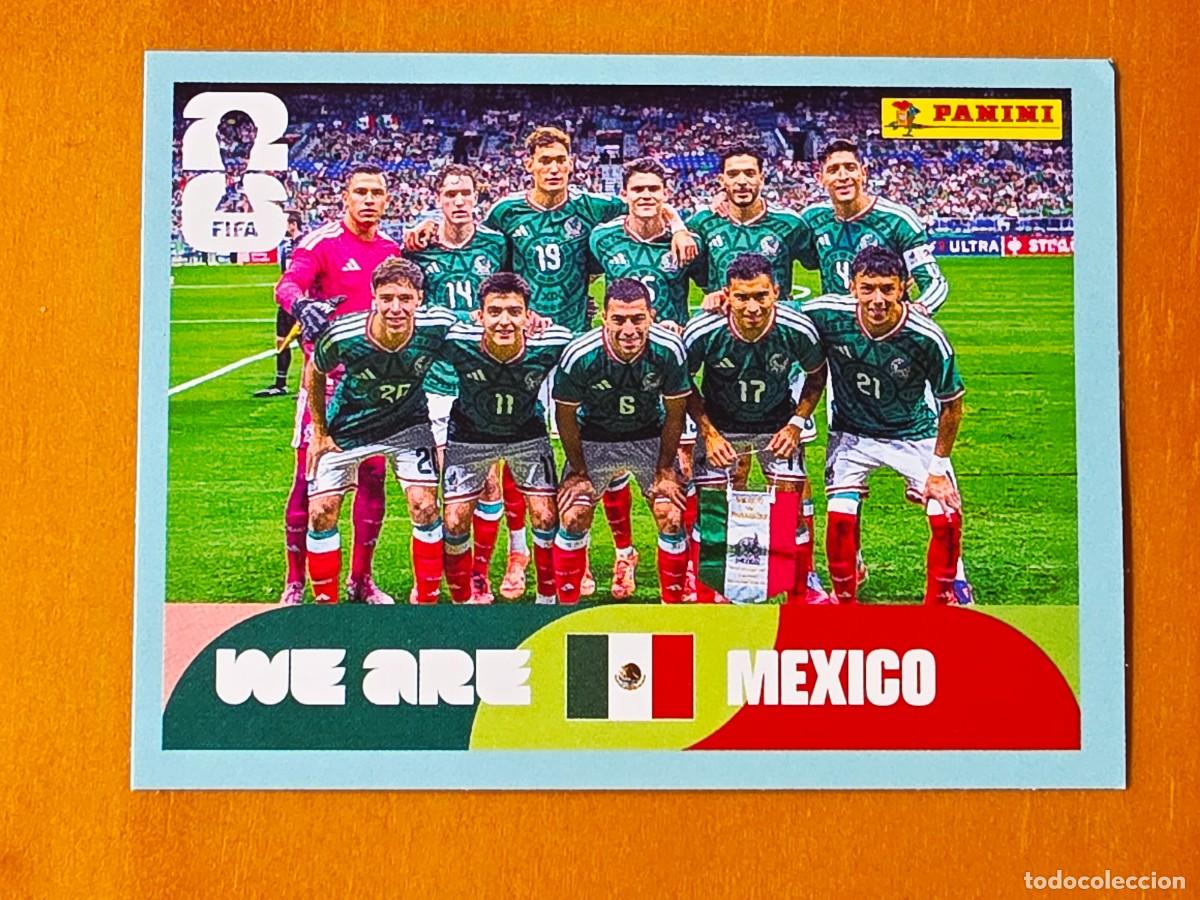 Cromos de F&uacute;tbol: MEX 13 Alineaci&oacute;n equipo plantilla, M&eacute;xico, Panini FIFA World Cup Mundial 2026 Sticker