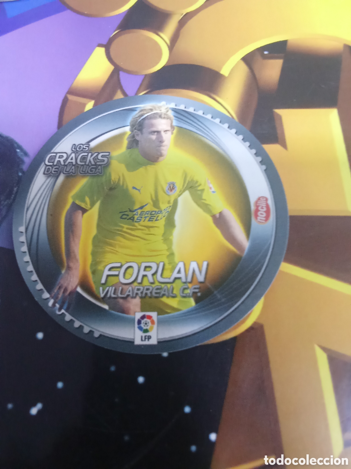 Cromos de F&uacute;tbol: ESTE 2006 2007 06 -07 - CRACKS NOCILLA FORLAN VILLARREAL NUNCA PEGADO
