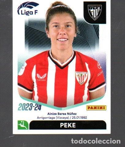 Cromos de F&uacute;tbol: CROMOS DEL PANINI LIGA FEMENINA DE A&Ntilde;OS 2023 /24 N&ordm; 20B ATHLETIC PEKEI