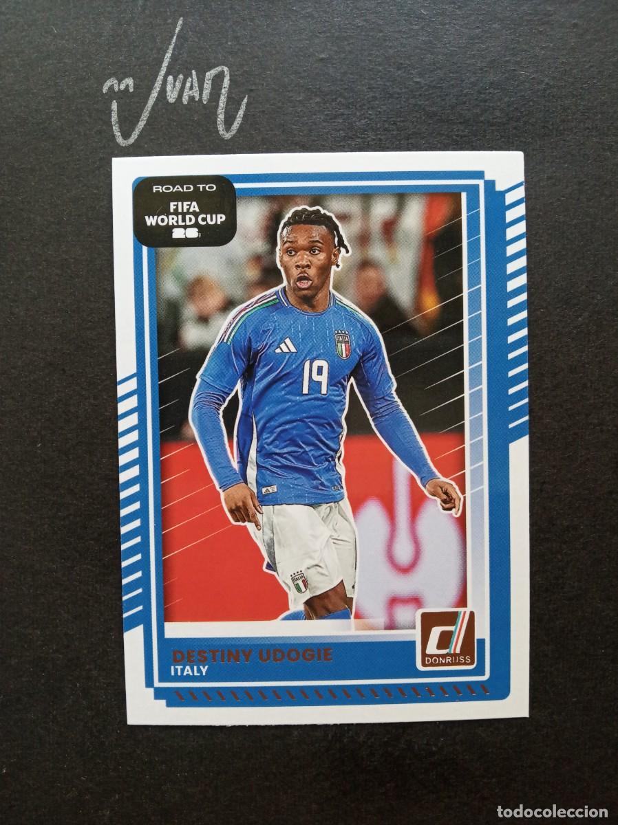 Cromos de F&uacute;tbol: N&ordm; 121 DESTINY UDOGIE ITALIA TOTTENHAM⚽ PANINI&reg; DONRUSS ROAD TO FIFA WORLD CUP 2026 2025 25 26 NUEVO