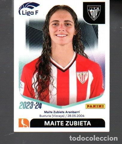 Cromos de F&uacute;tbol: CROMOS DEL PANINI LIGA FEMENINA DE A&Ntilde;OS 2023 /24 N&ordm; 13 ATHLETIC BILBAO MAITE ZUBIETA