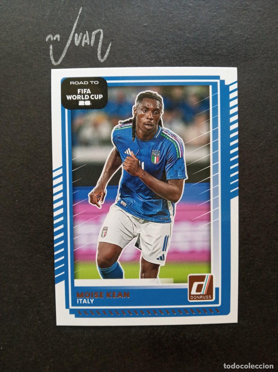 Cromos de F&uacute;tbol: N&ordm; 111 MOISE KEAN ITALIA JUVENTUS ⚽ PANINI &reg; DONRUSS ROAD TO FIFA WORLD CUP 2026 2025 25 26 NUEVO