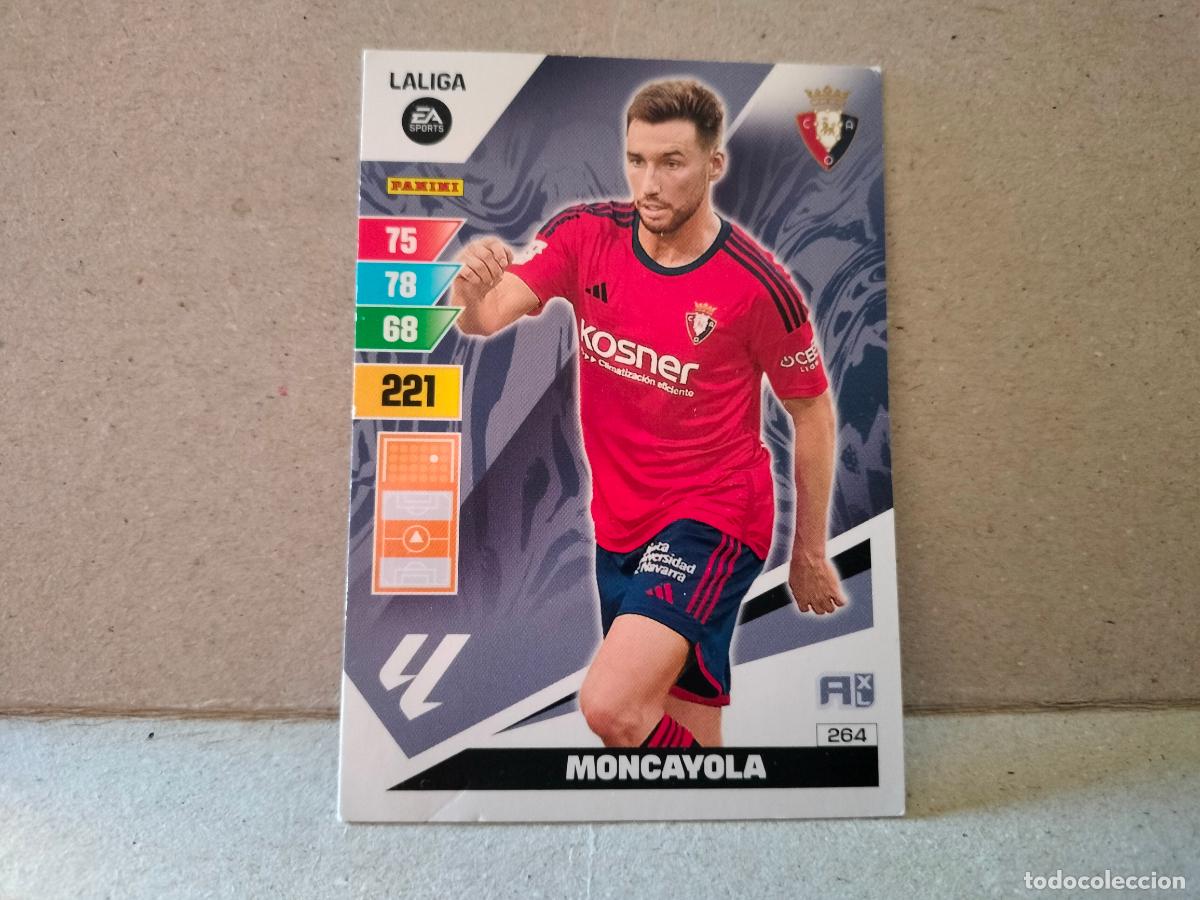 Cromos de F&uacute;tbol: CROMO FUTBOL MONCAYOLA OSASUNA N264 2023-24 ADRENALYN XL VER FOTO