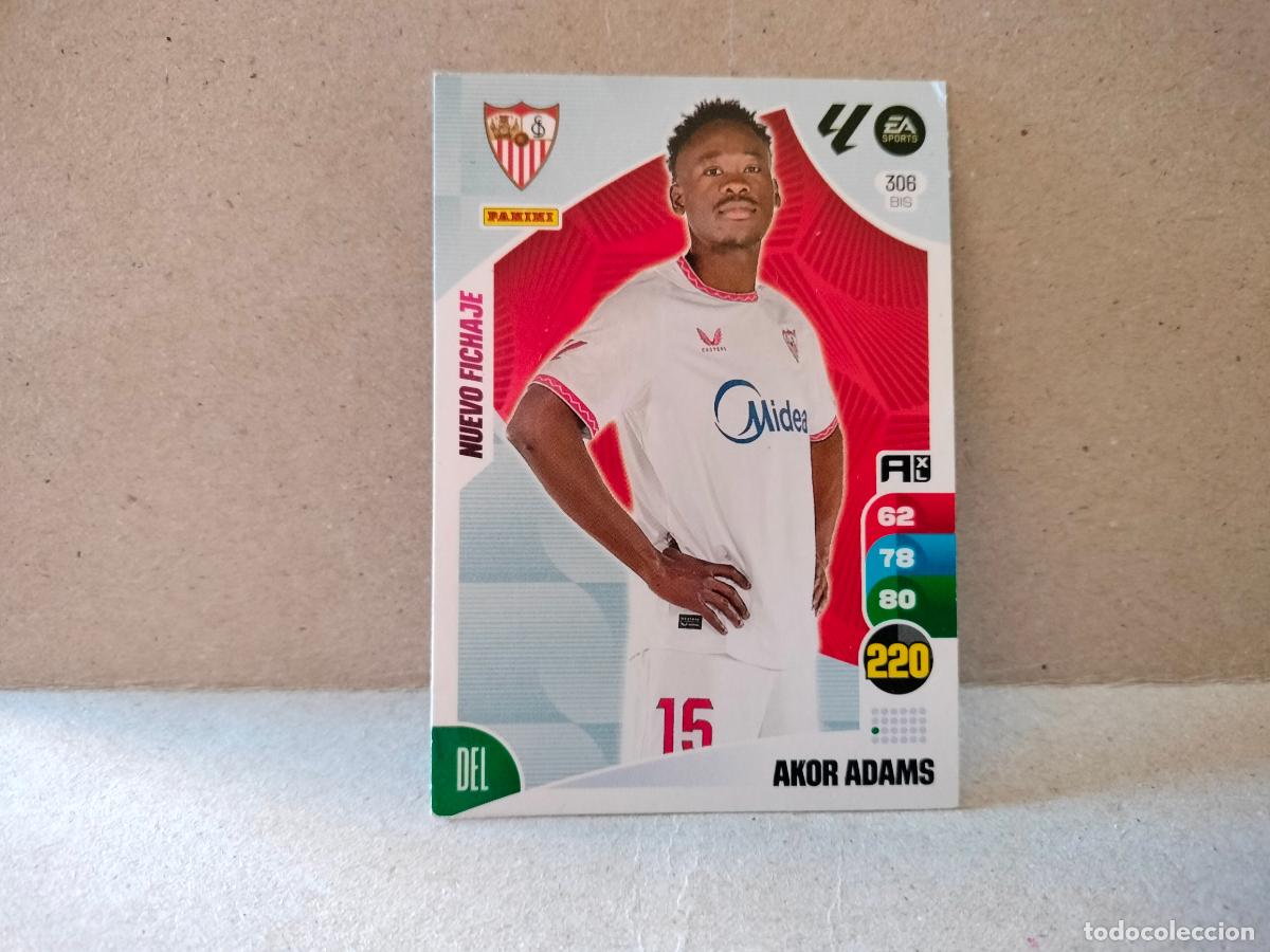 Cromos de F&uacute;tbol: CROMO FUTBOL AKOR ADAMS SEVILLA N306 BIS 2024-25 ADRENALYN XL VER FOTO