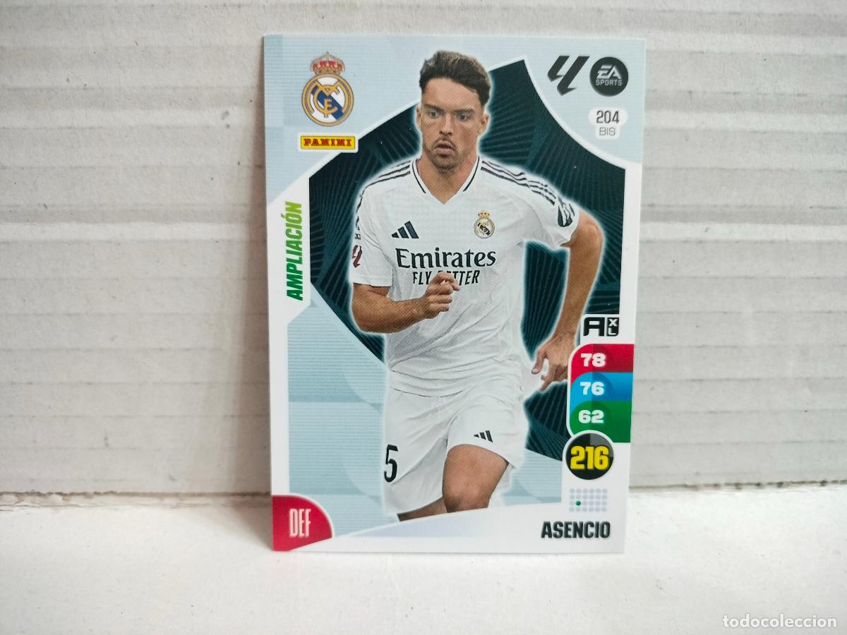 Cromos de F&uacute;tbol: CROMO FUTBOL ASENCIO REAL MADRID N204 BIS 2024-25 ADRENALYN XL VER FOTO