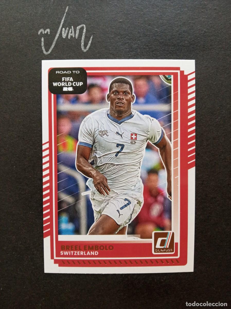Cromos de F&uacute;tbol: N&ordm; 178 BREEL EMBOLO SUIZA AS MONACO ⚽ PANINI &reg; DONRUSS ROAD TO FIFA WORLD CUP 2026 2025 25 26 NUEVO