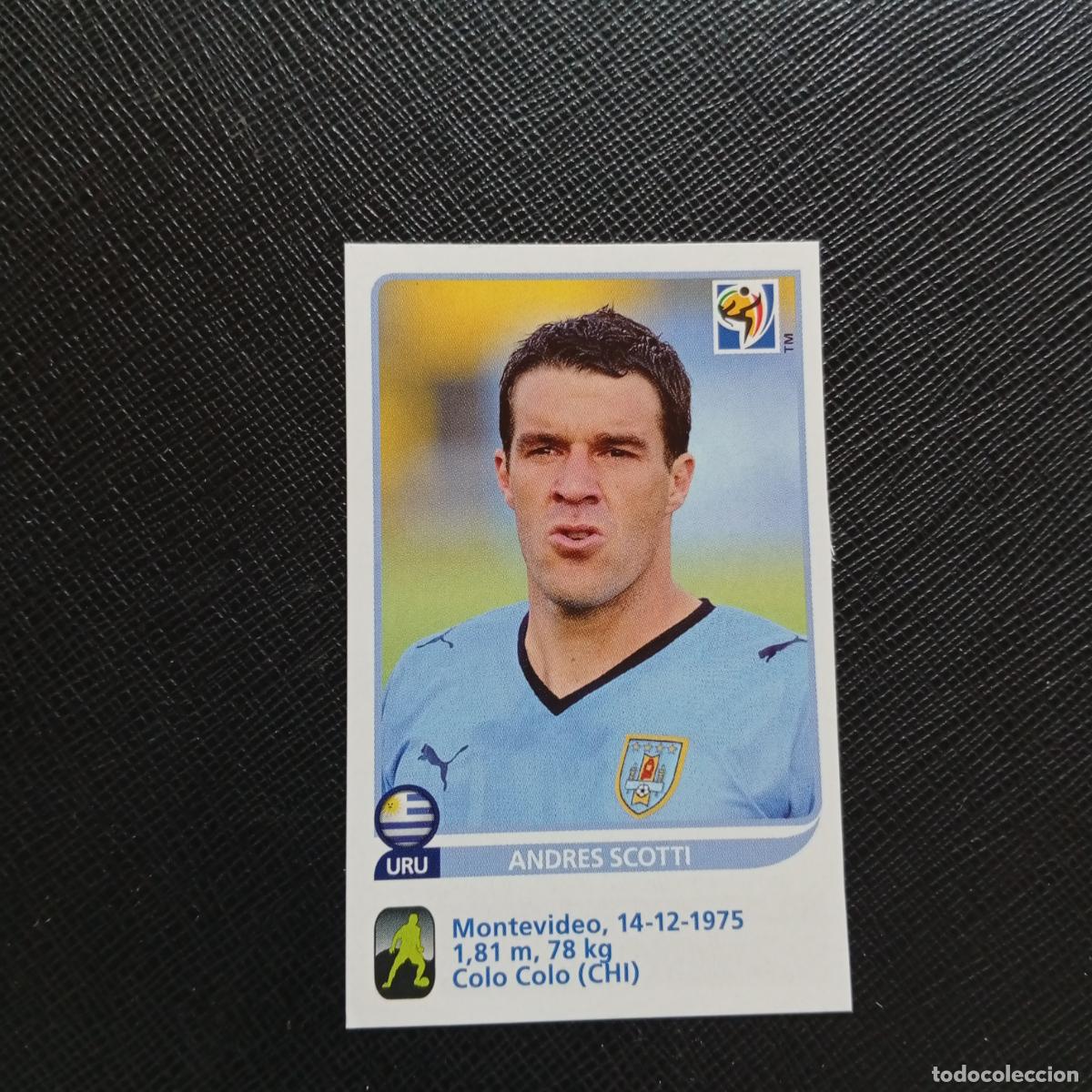 Cromos de F&uacute;tbol: 76 ANDRES SCOTTI URUGUAY PANINI EXTRA 2010 SOUTH AFRICA MUNDIAL 10 - SIN PEGAR - A110 PG325