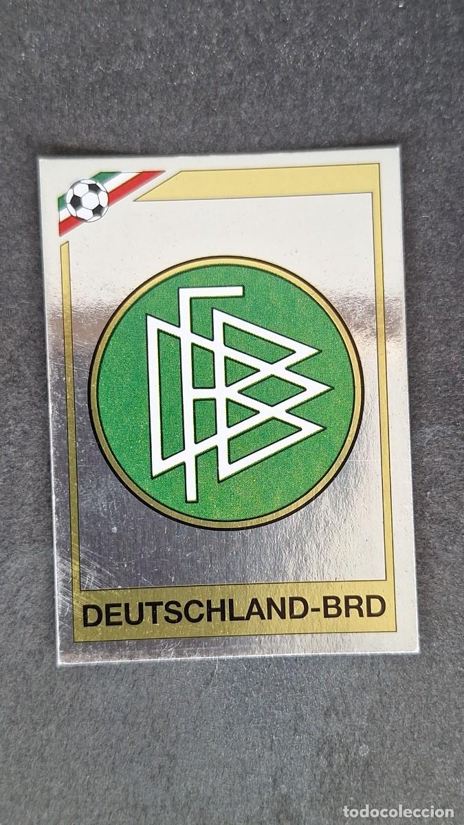 Cromos de F&uacute;tbol: L3 ESCUDO SELECCION ALEMANIA 292 MUNDIAL MEXICO 86 PANINI NUNCA PEGADO SIN PEGAR